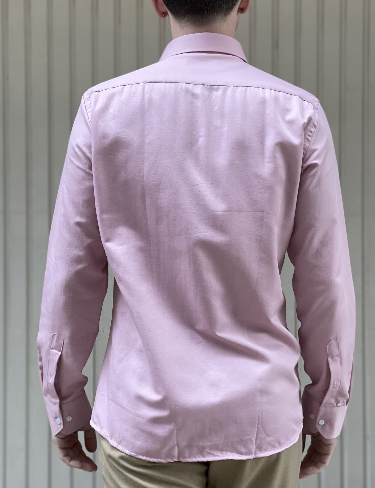 Ανδρικό ροζ πουκάμισο Oxford Modern Fit 243015W φωτογραφία